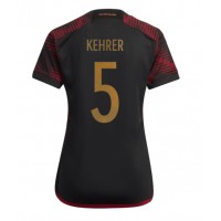 Saksa Thilo Kehrer #5 Vieraspaita Naiset MM-kisat 2022 Lyhythihainen